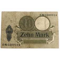 GERMANY 1906 . TEN 10 MARK BANKNOTE